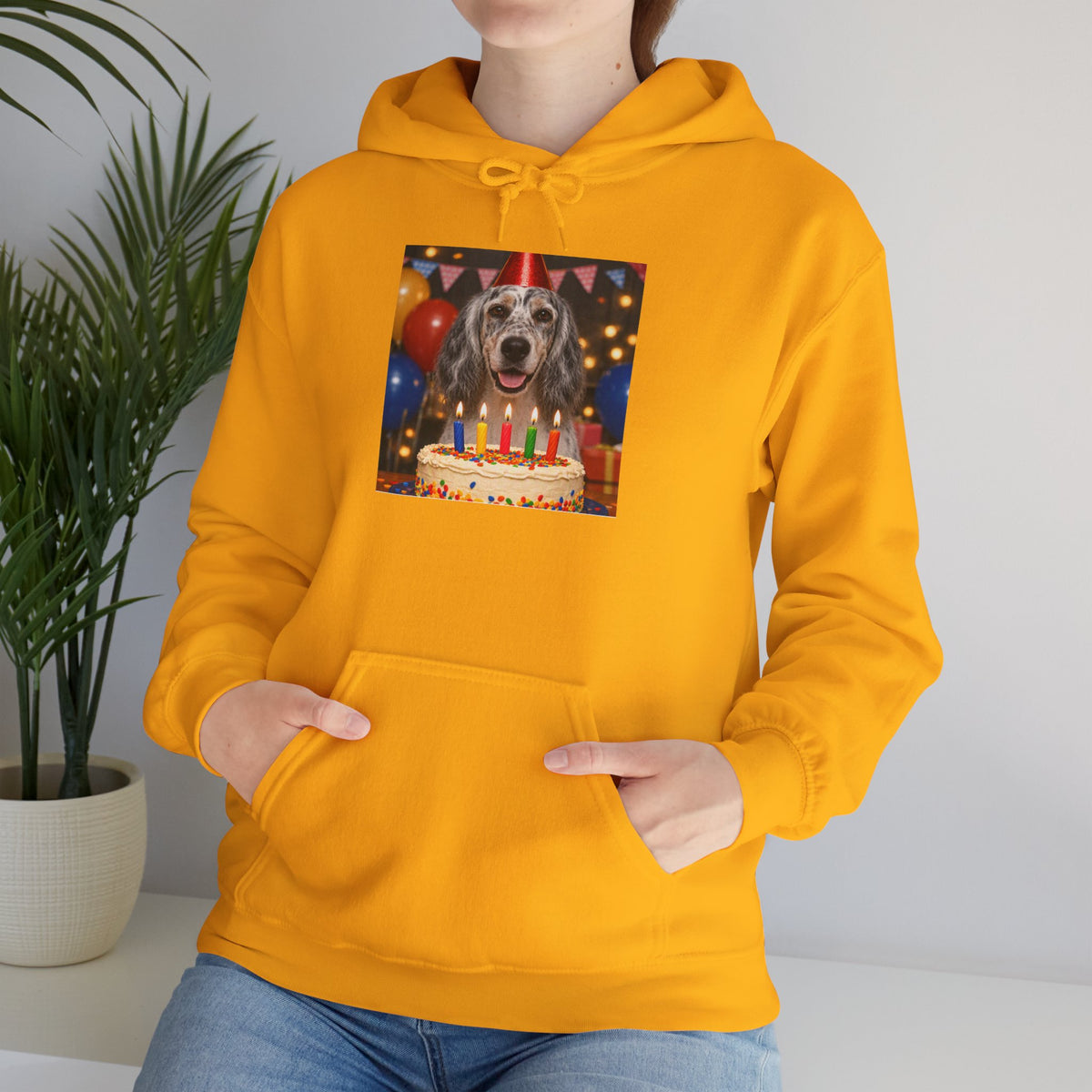 Birthday Buddy English Setter Unisex Hoodie