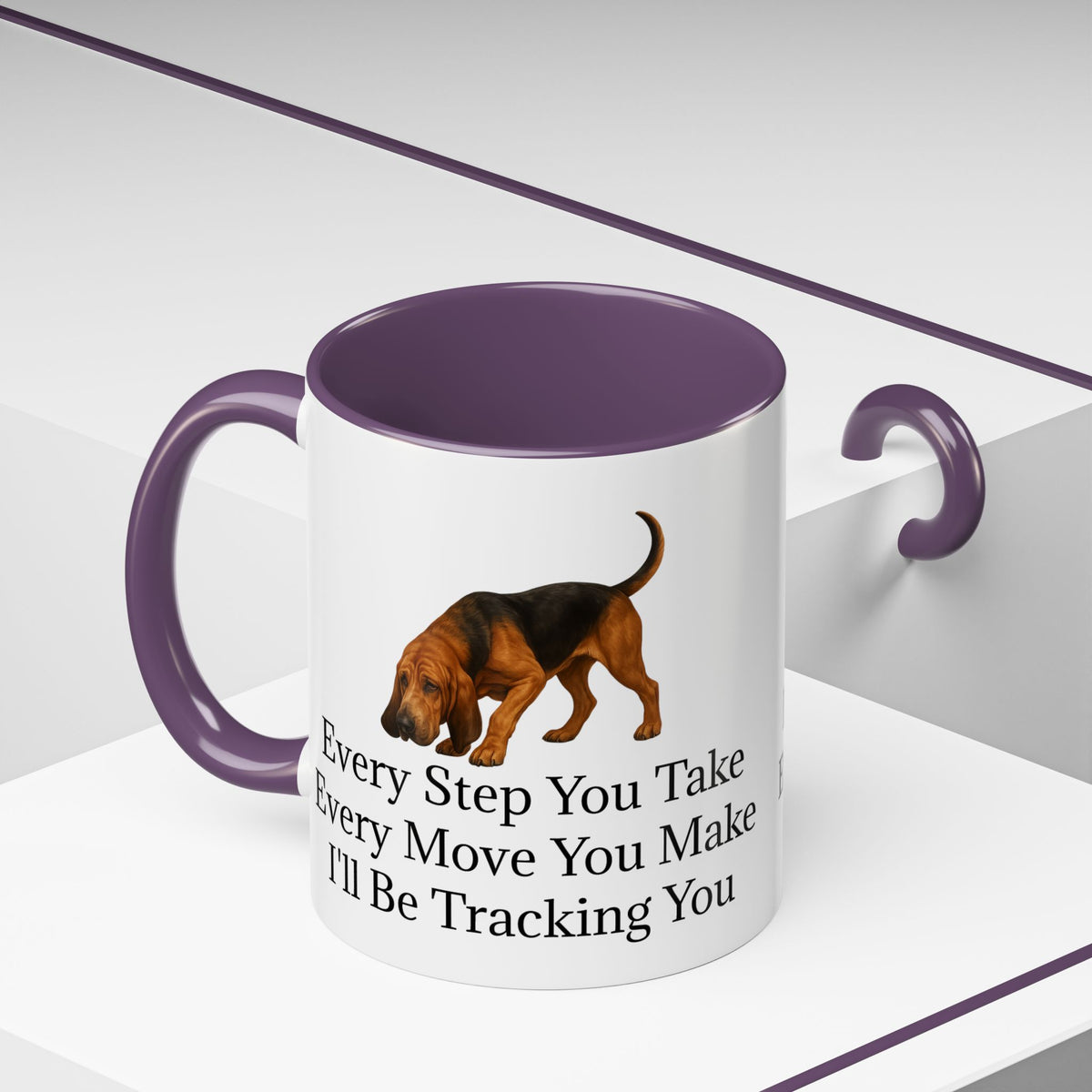 Tracking You 2-Tone Coffee Mug