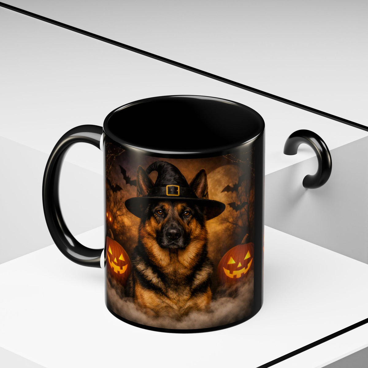 Witch Hat Pack German Shepherd 2-Tone Coffee Mug