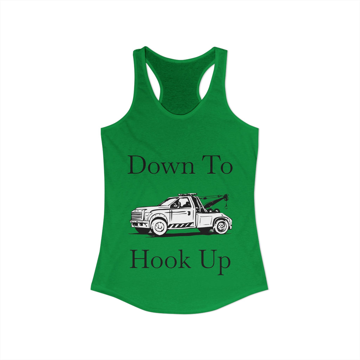 Down To Hook Up Women's Racerback Tank