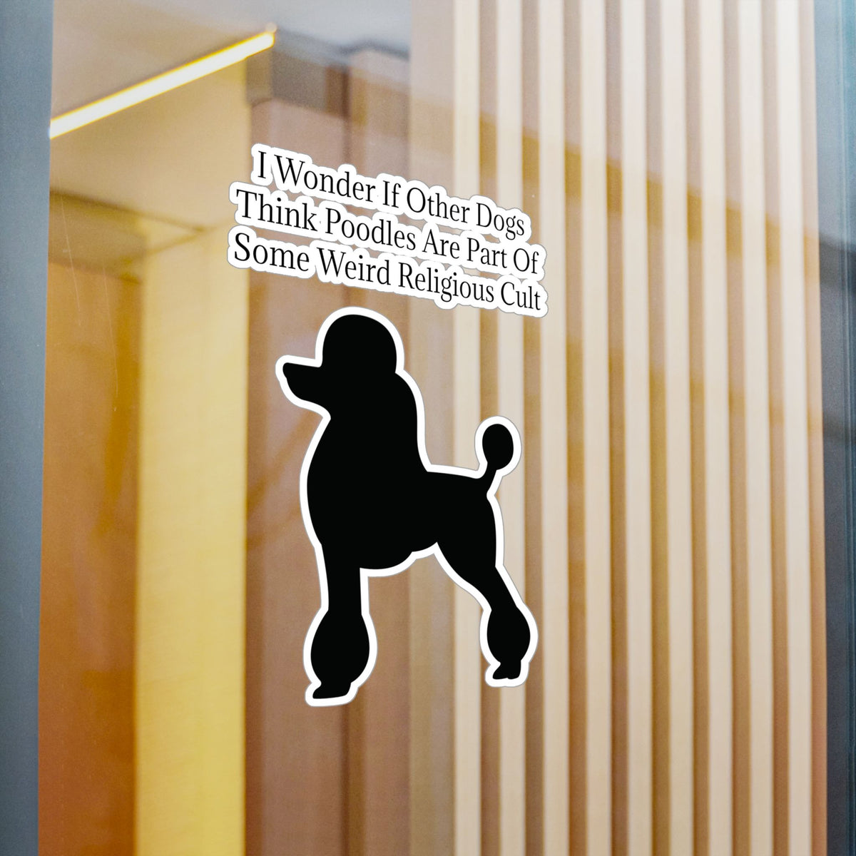 I Wonder Vinyl Decal