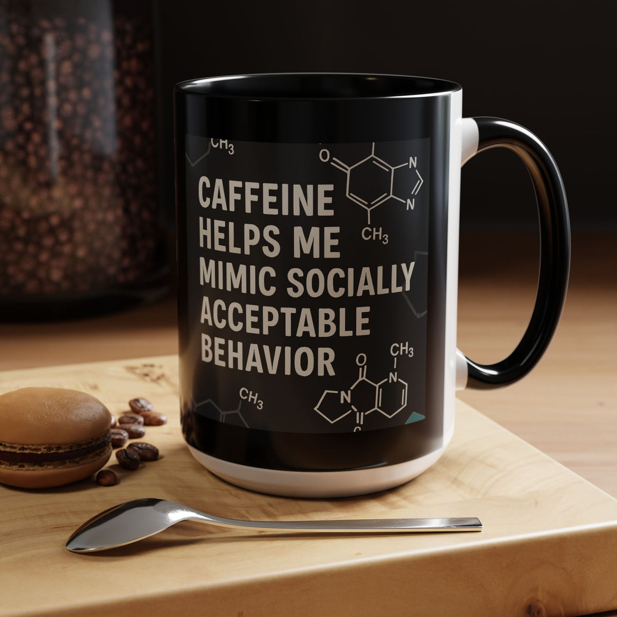 Socially Acceptable 2-Tone Coffee Mug