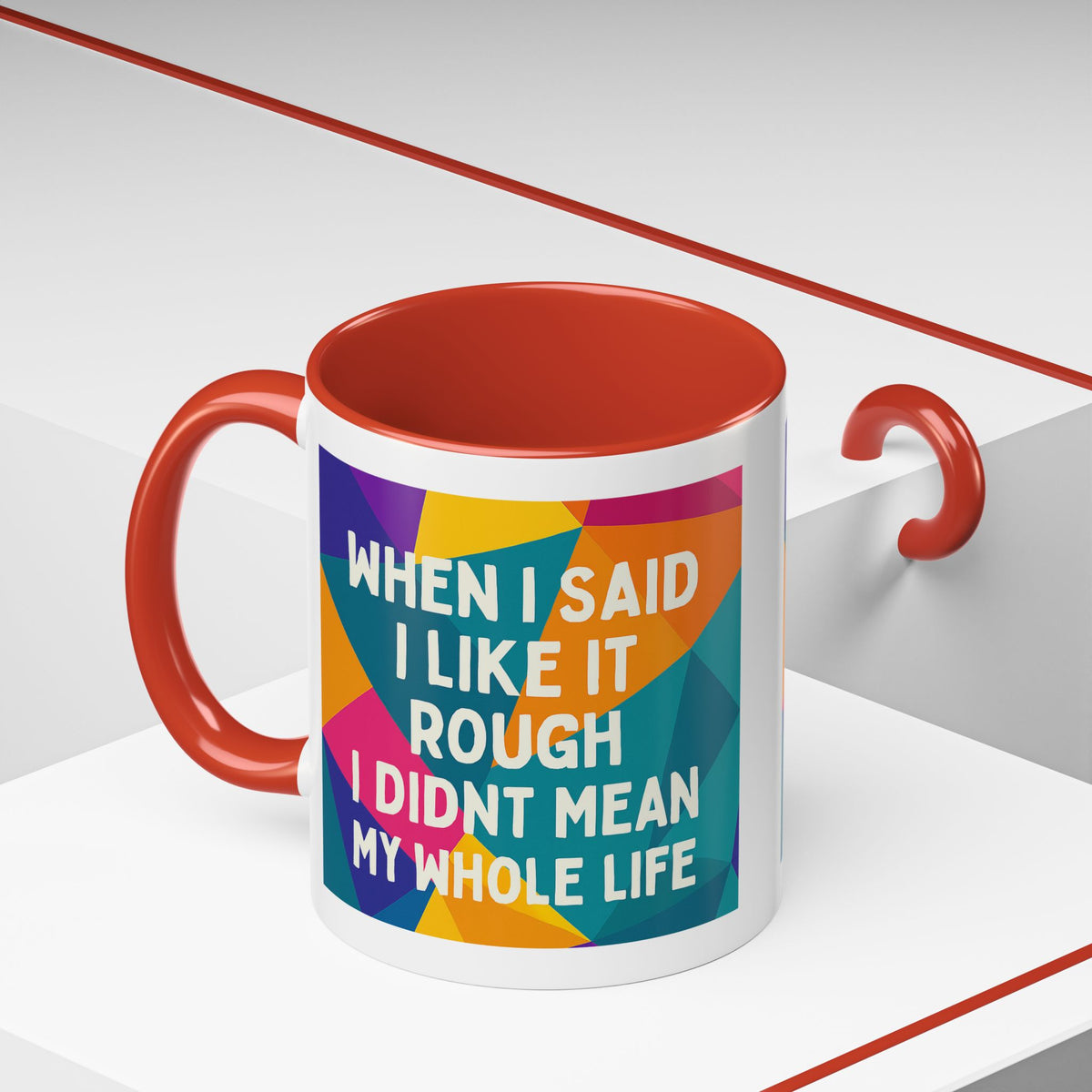 Like It Rough 2-Tone Coffee Mug