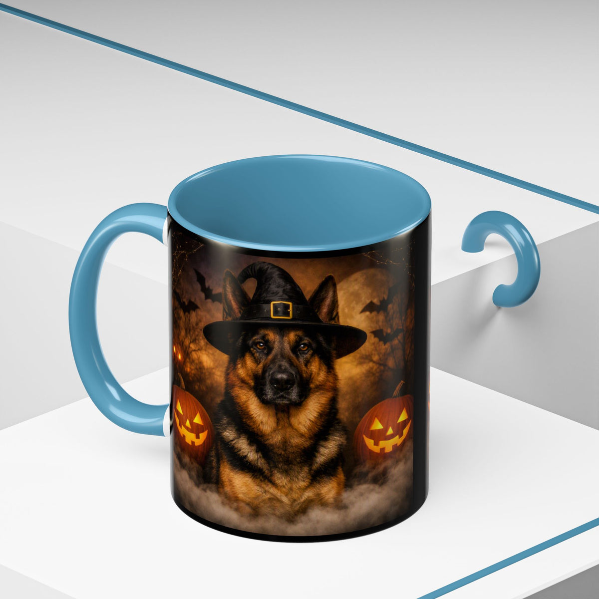 Witch Hat Pack German Shepherd 2-Tone Coffee Mug
