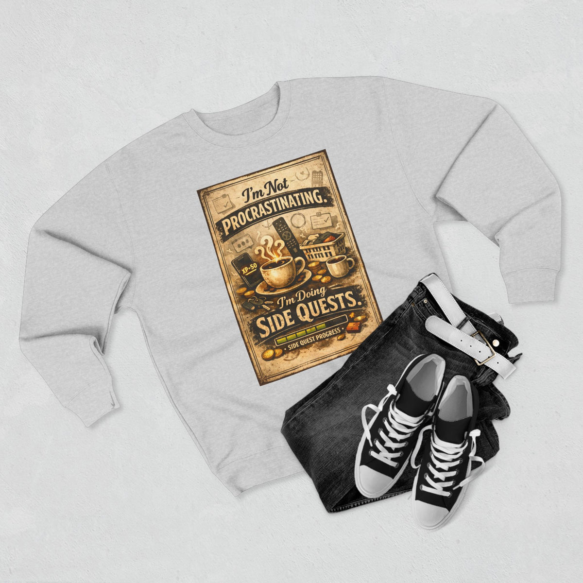 Procrastinating Unisex Crewneck Sweatshirt