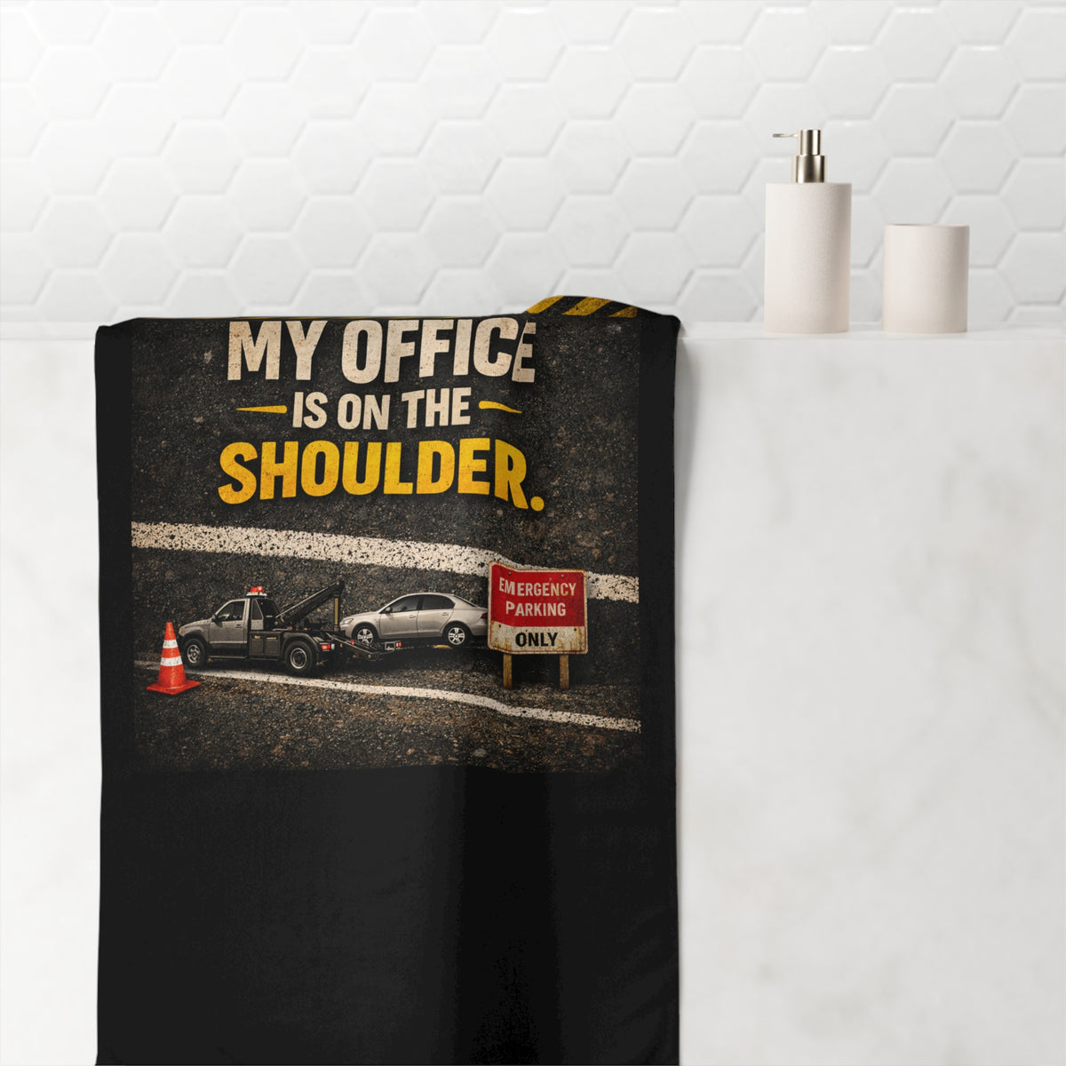 My Office Mink-Cotton Beach Towel