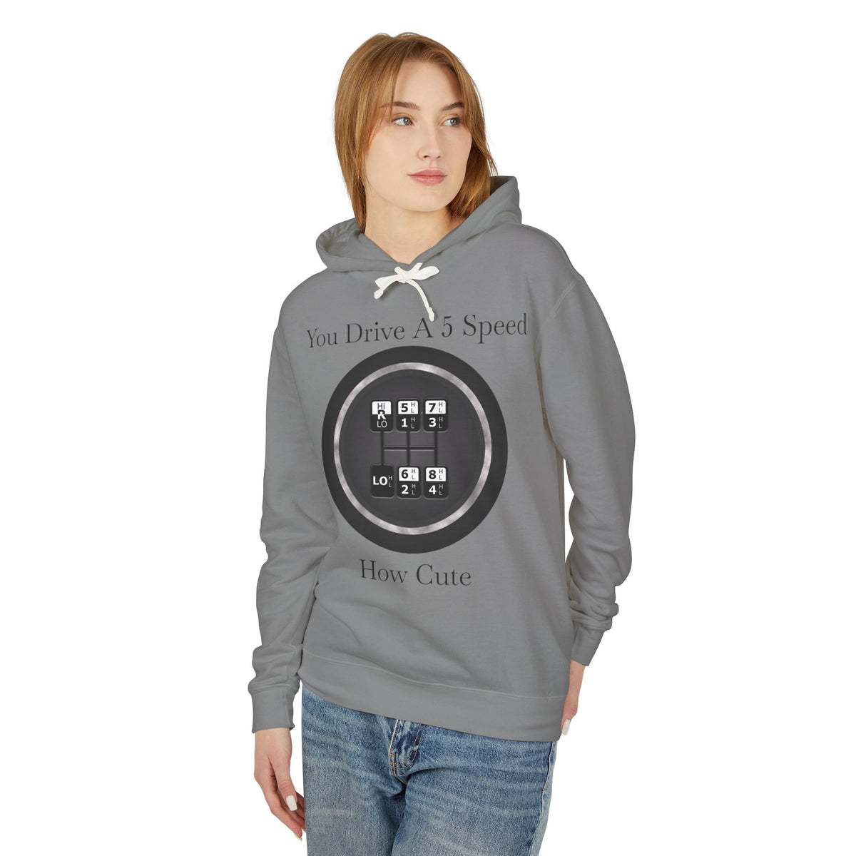 5 Speed How Cute Unisex Lightweight Hoodie