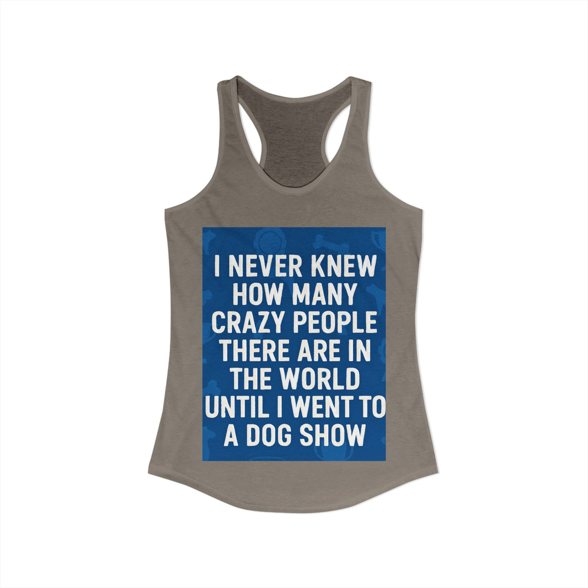 Never Knew Women's Racerback Tank