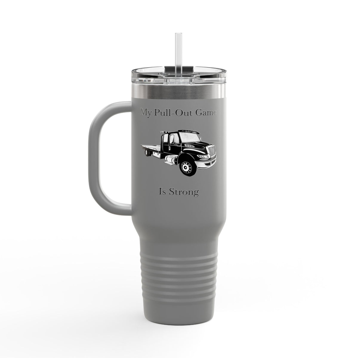 Pull Out Flat Bed Tow Truck Insulated Travel Mug
