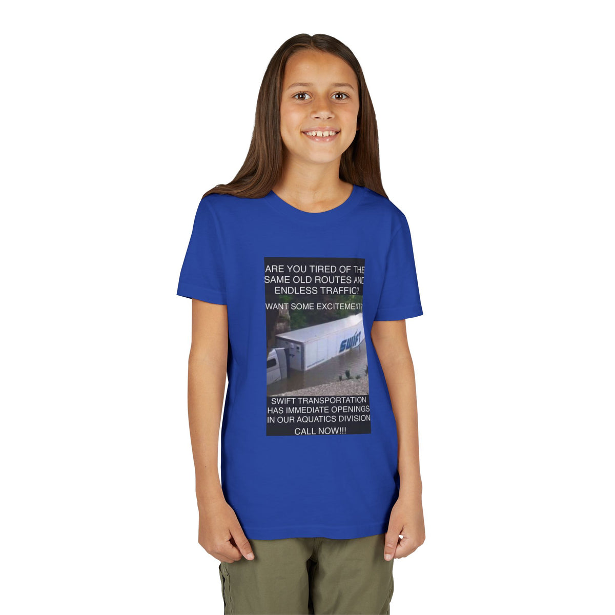 Swift Aquatics Youth Unisex Short Sleeve Crewneck Tee