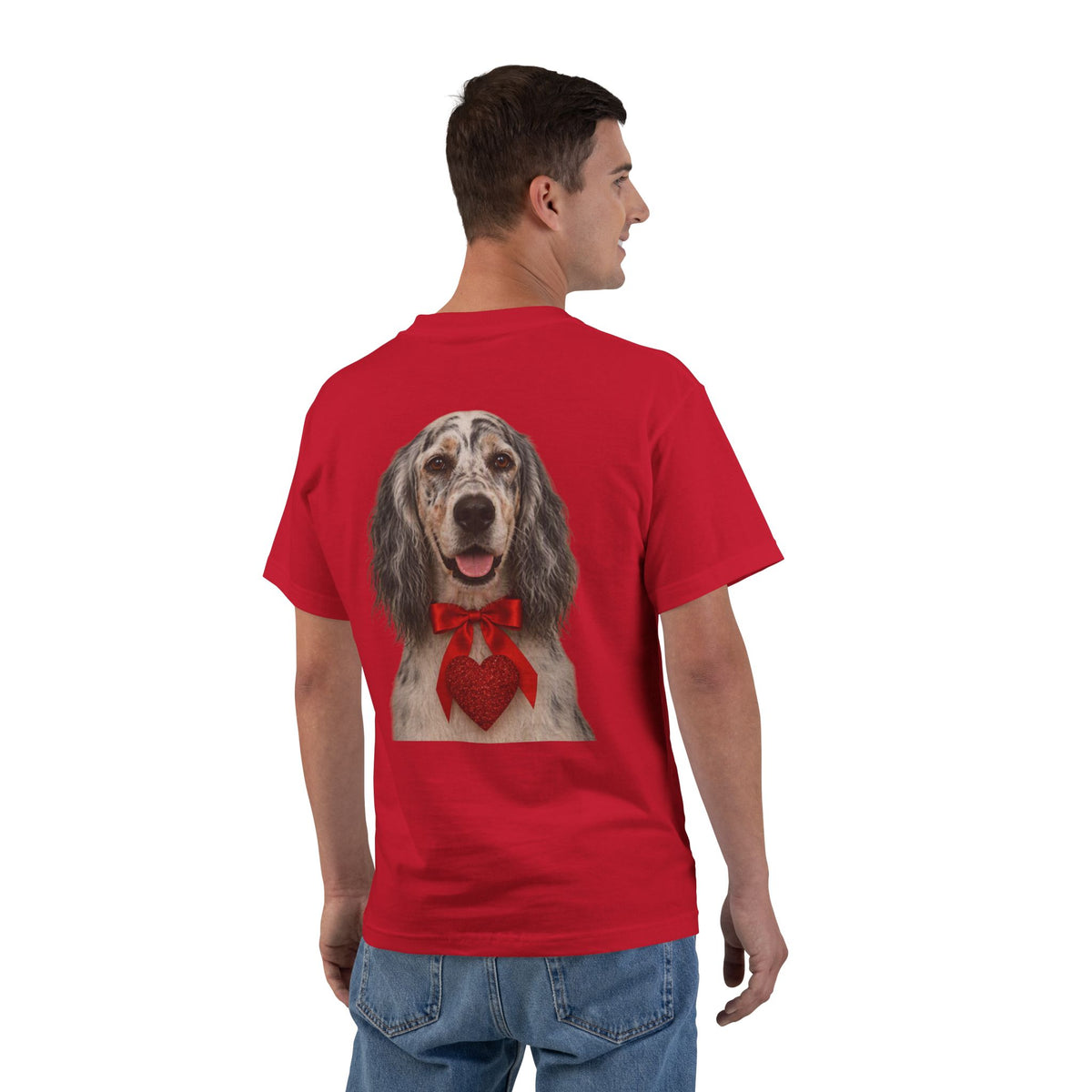 Cupid's Companion English Setter Men's Short-Sleeve CrewneckTee