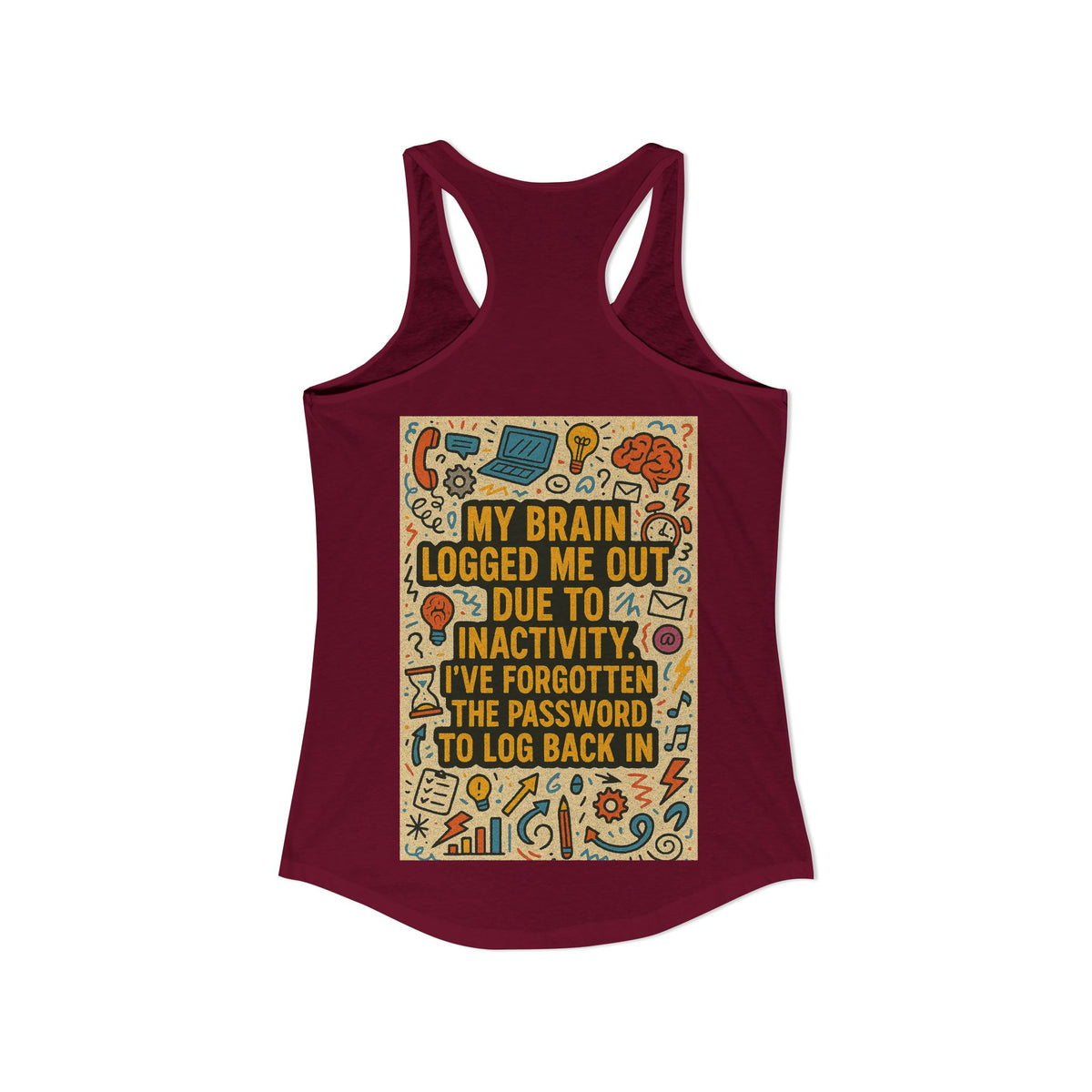 Logged Out Women's Racerback Tank