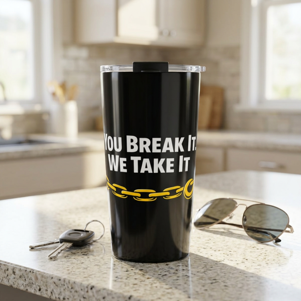 You Break It Tumbler