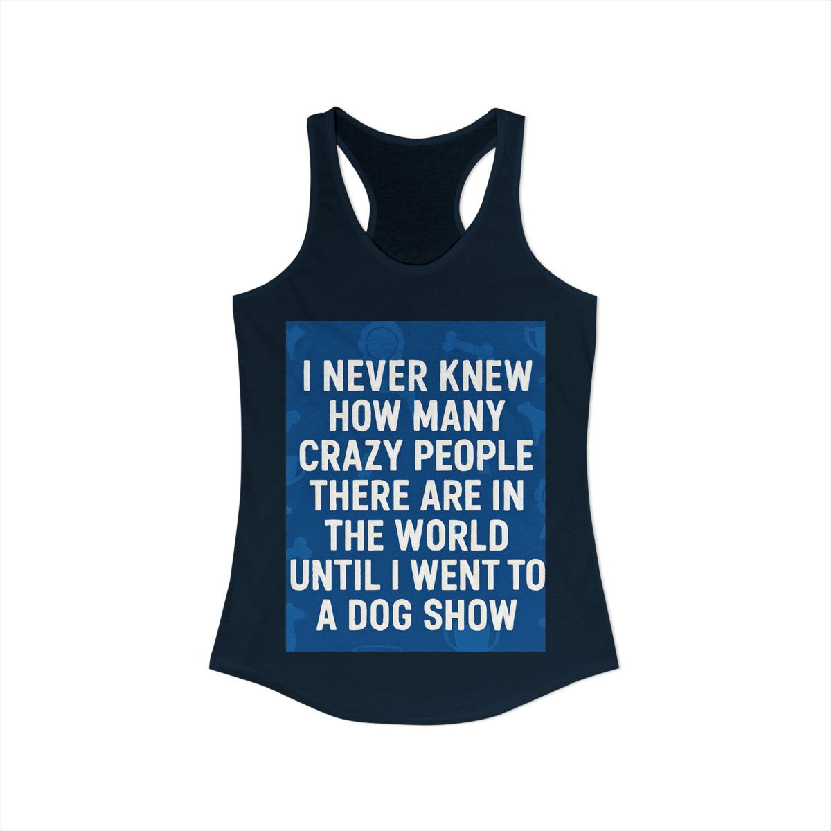 Never Knew Women's Racerback Tank