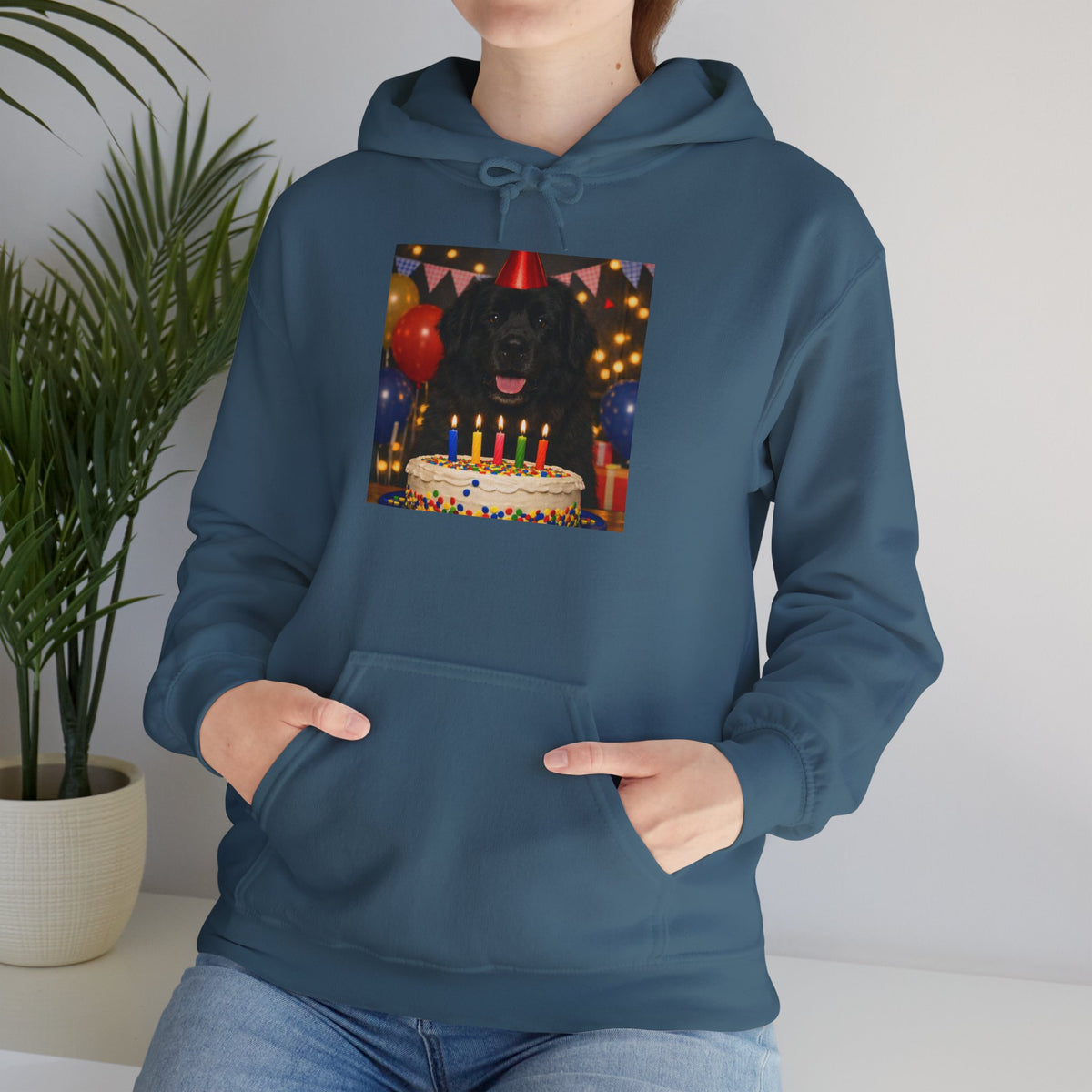 Birthday Buddy Newfie Unisex Hoodie
