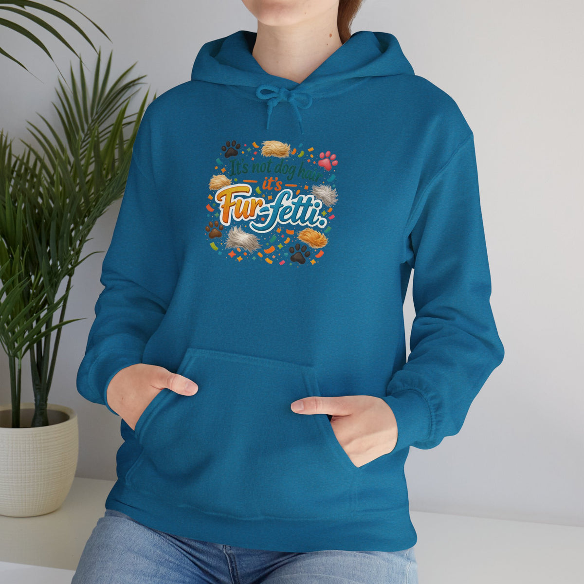 Fur-Fetti Dog Unisex Hoodie
