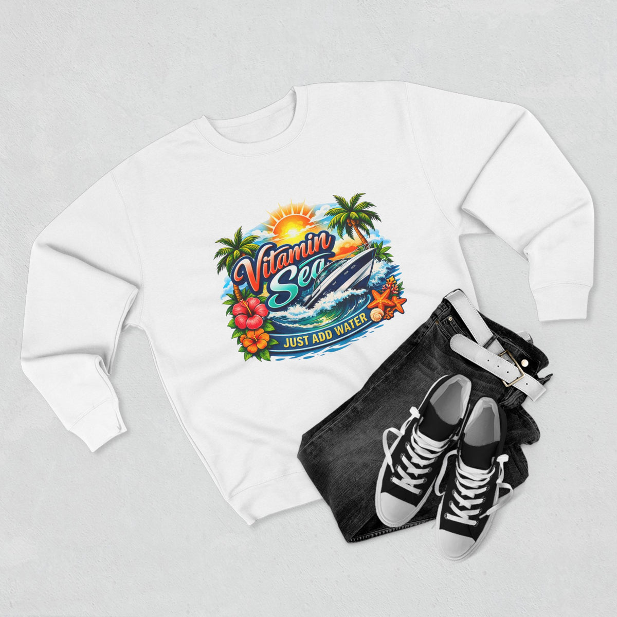 Vitamin Sea Unisex Crewneck Sweatshirt