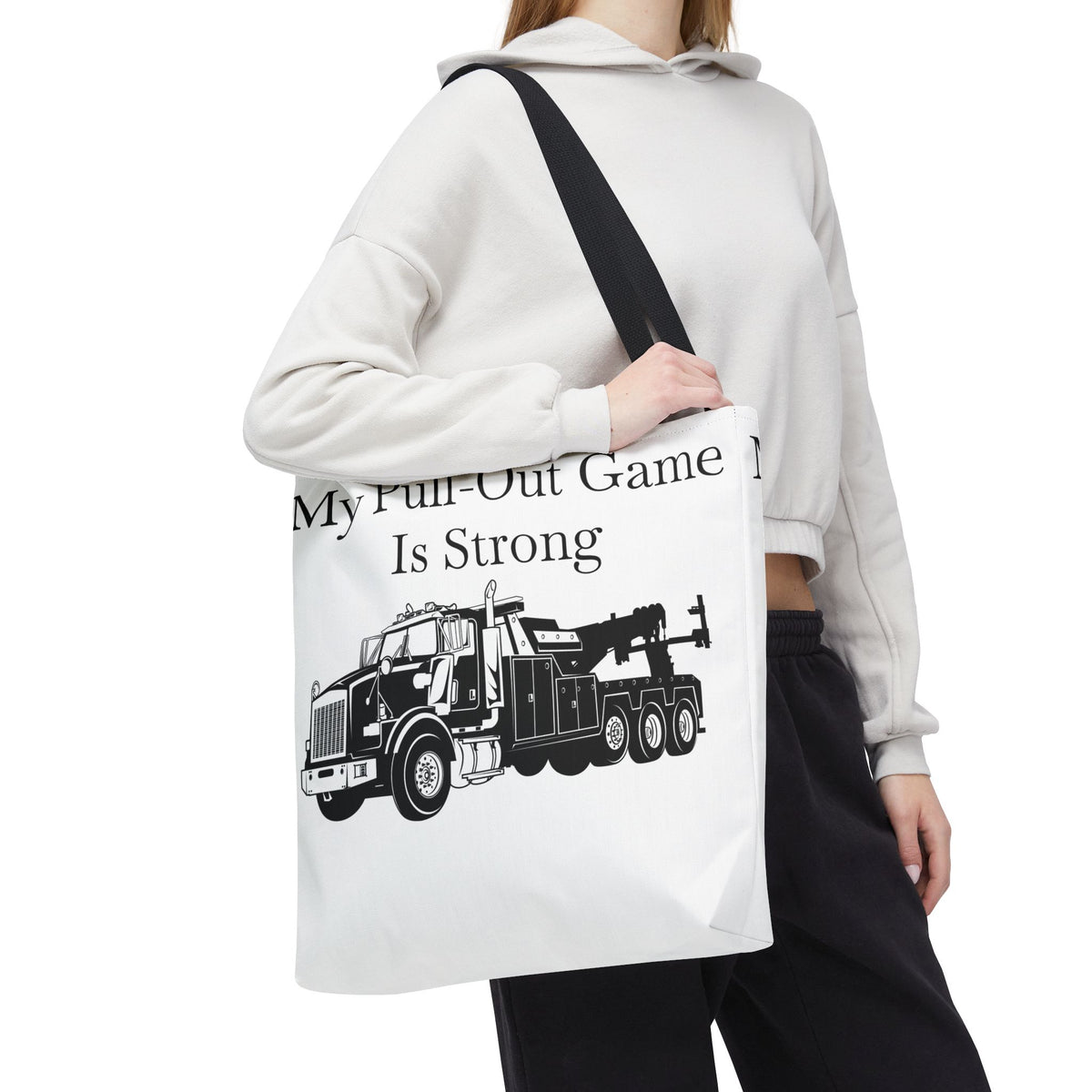 Pull Out Heavy Tow Truck Tote Bag