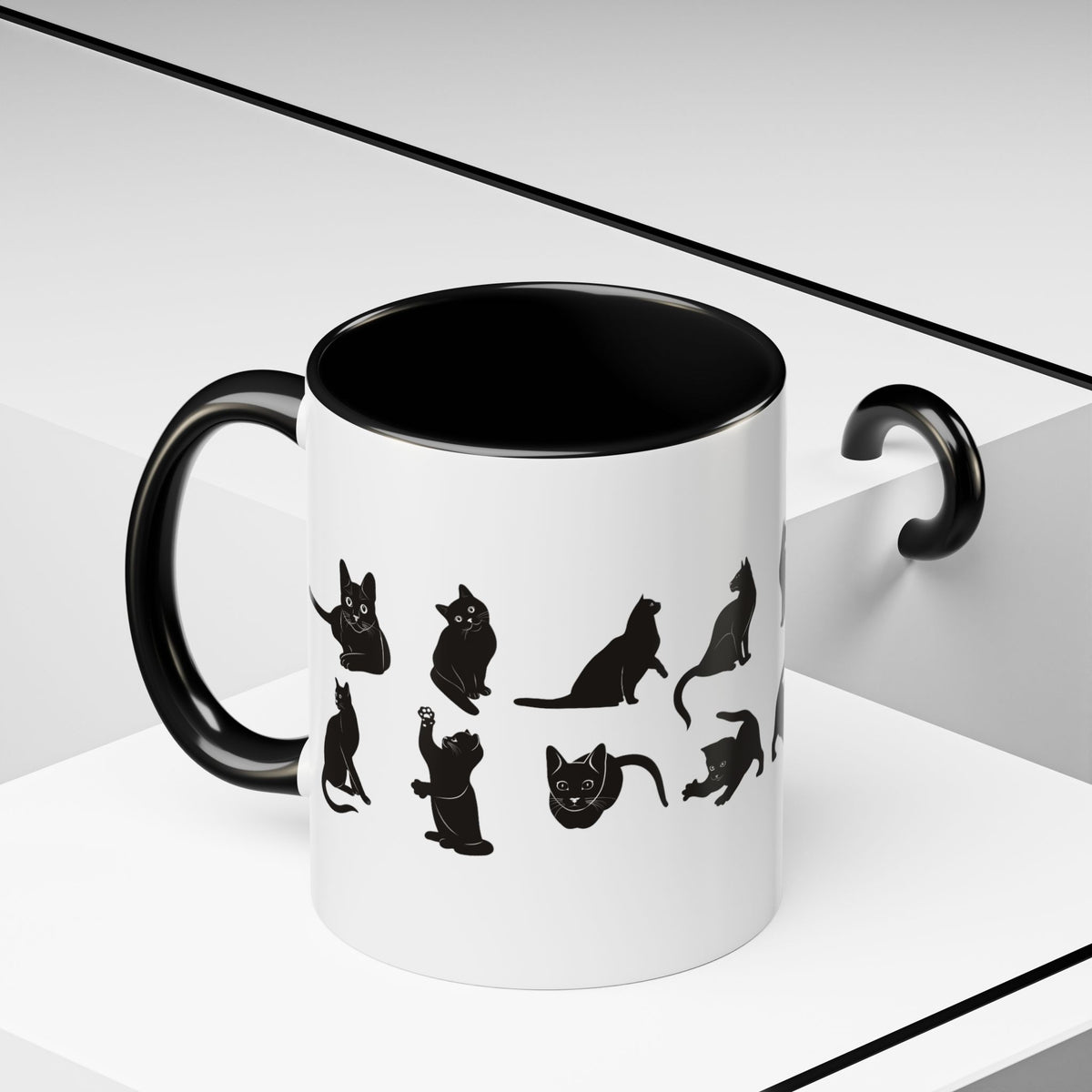 Cats 2-Tone Coffee Mug