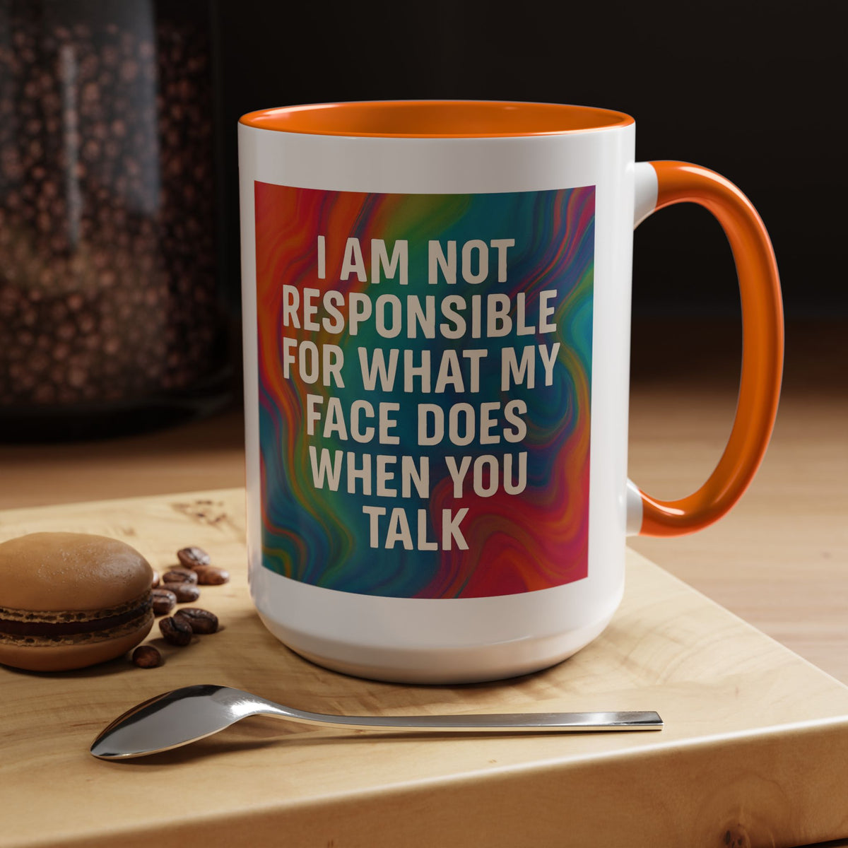 When You Talk 2-Tone Coffee Mug