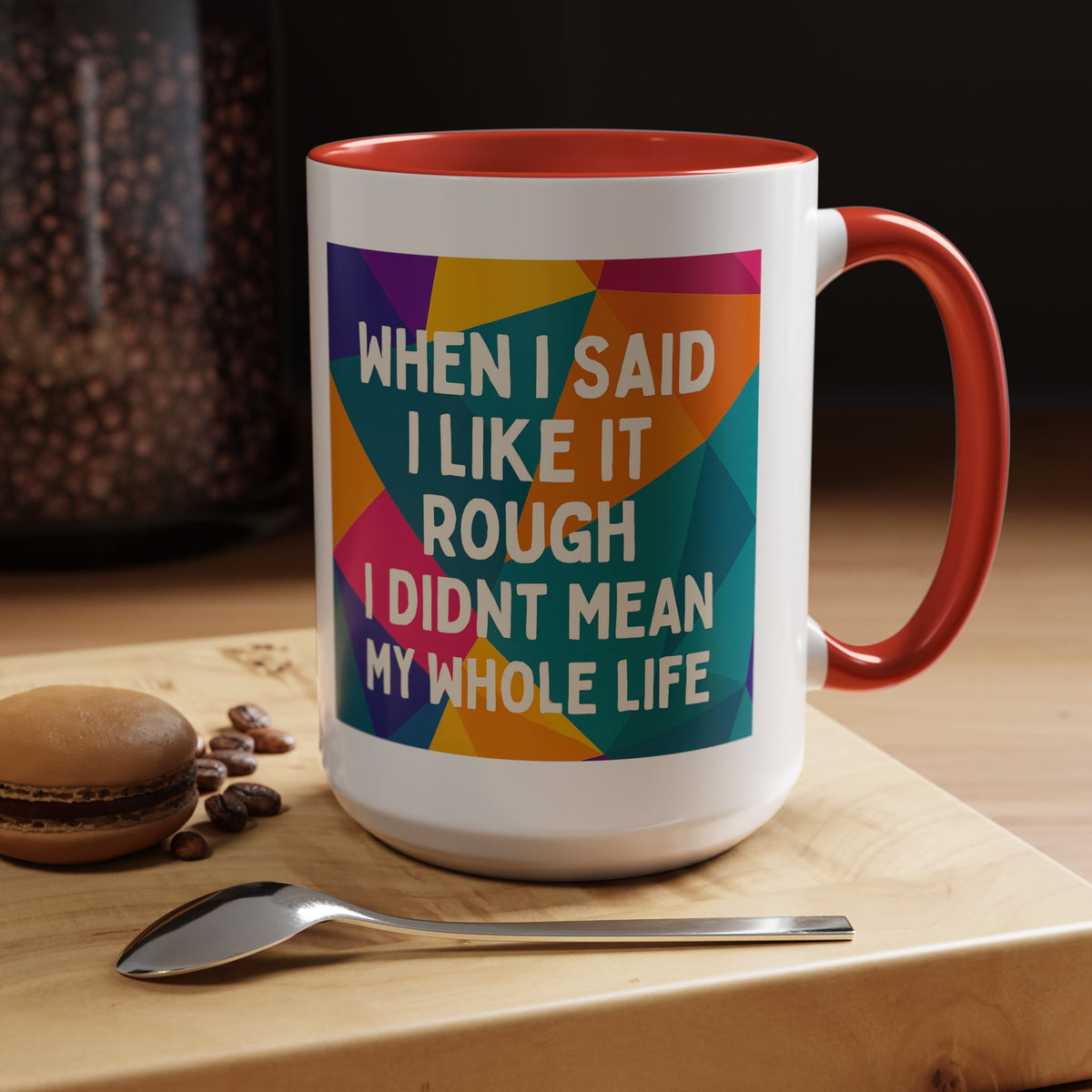 Like It Rough 2-Tone Coffee Mug