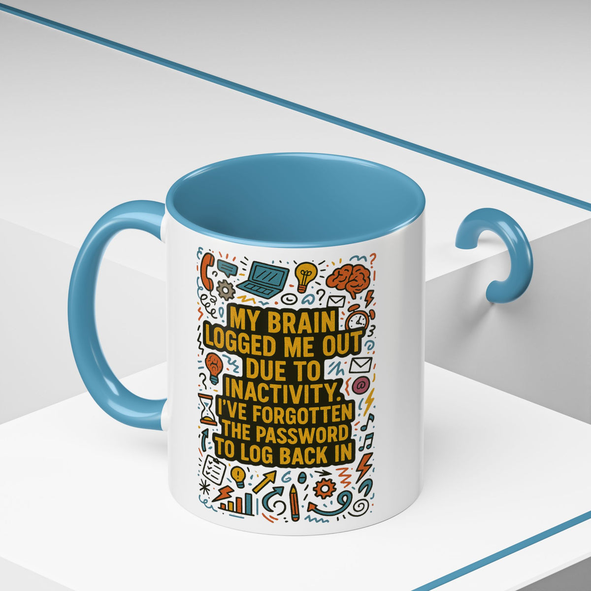 Logged Out 2-Tone Coffee Mug