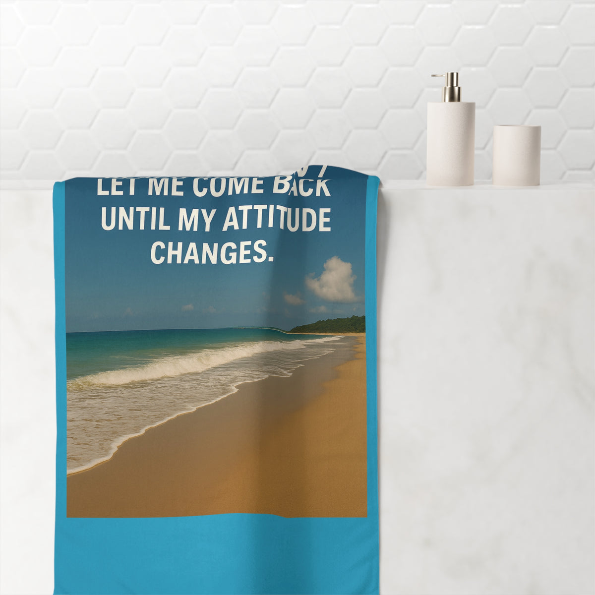 Time Out Mink-Cotton Beach Towel