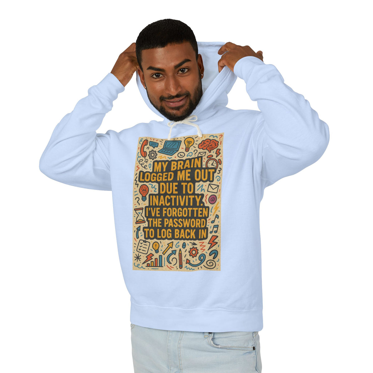 Logged Out Unisex Lightweight Hoodie