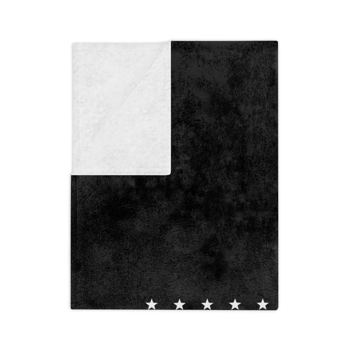 Thin White Line Velveteen Microfiber Blanket