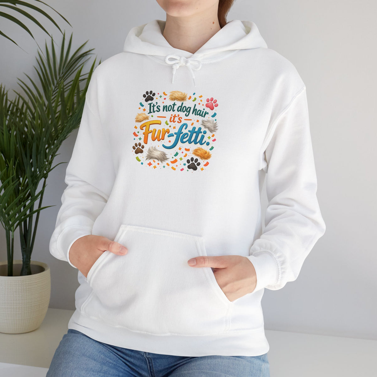 Fur-Fetti Dog Unisex Hoodie