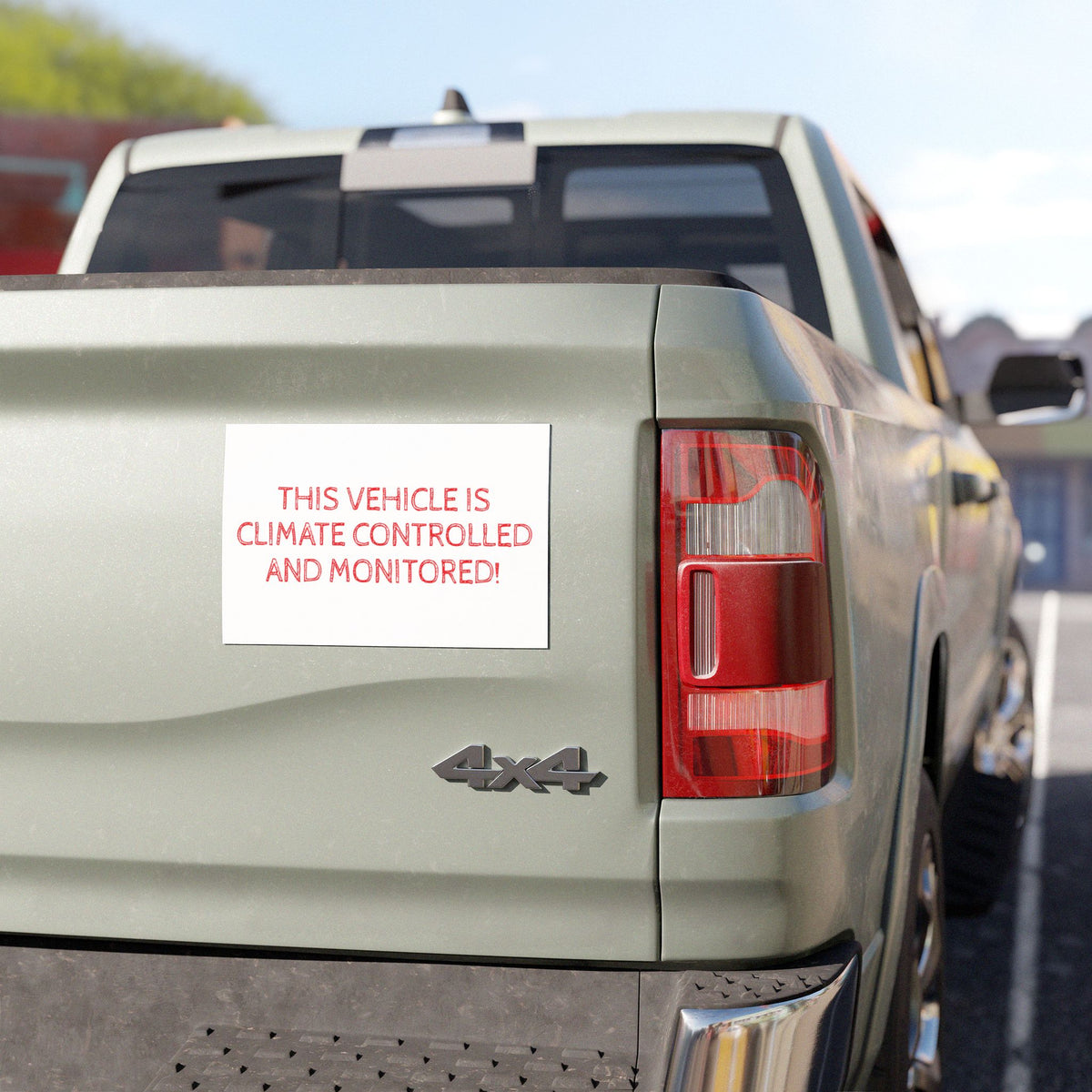 Vehicle Monitored Indoor/Outdoor Magnet