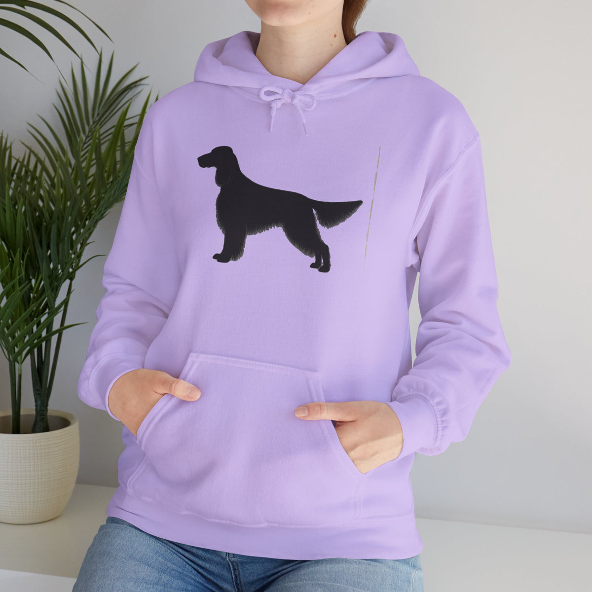 English Setter Silhouette Unisex Hoodie
