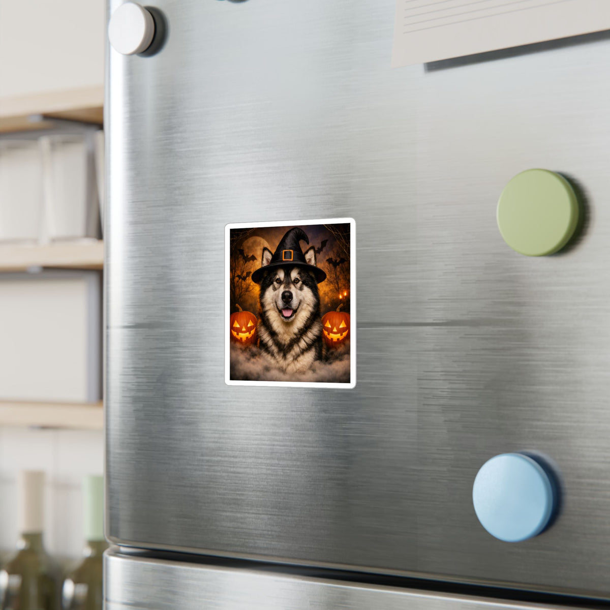 Witch Hat Pack Malamute Vinyl Decal
