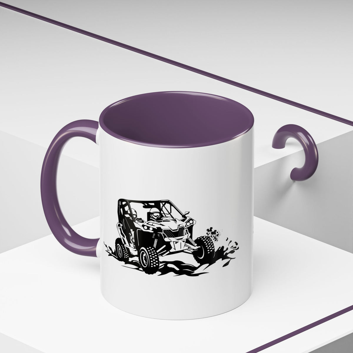 Slingin' Mud Side By Side 2-Tone Coffee Mug