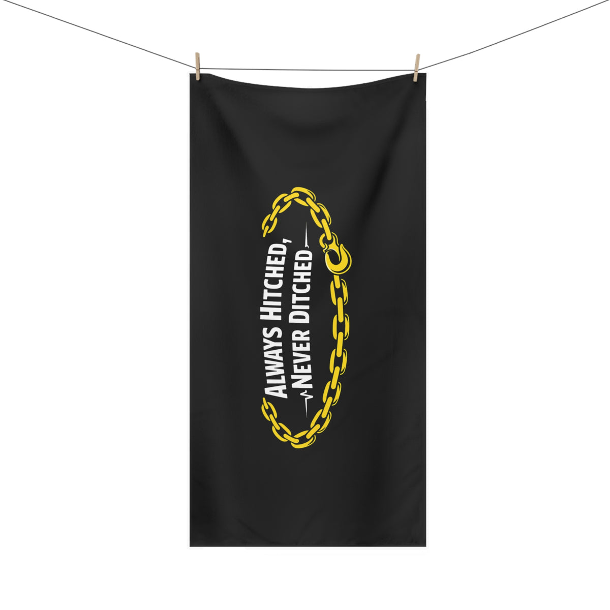Always Hitched Mink-Cotton Beach Towel