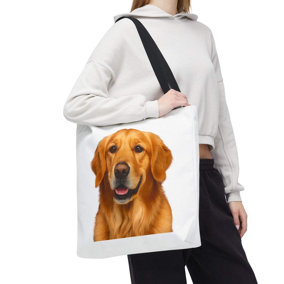 Golden Head Tote Bag
