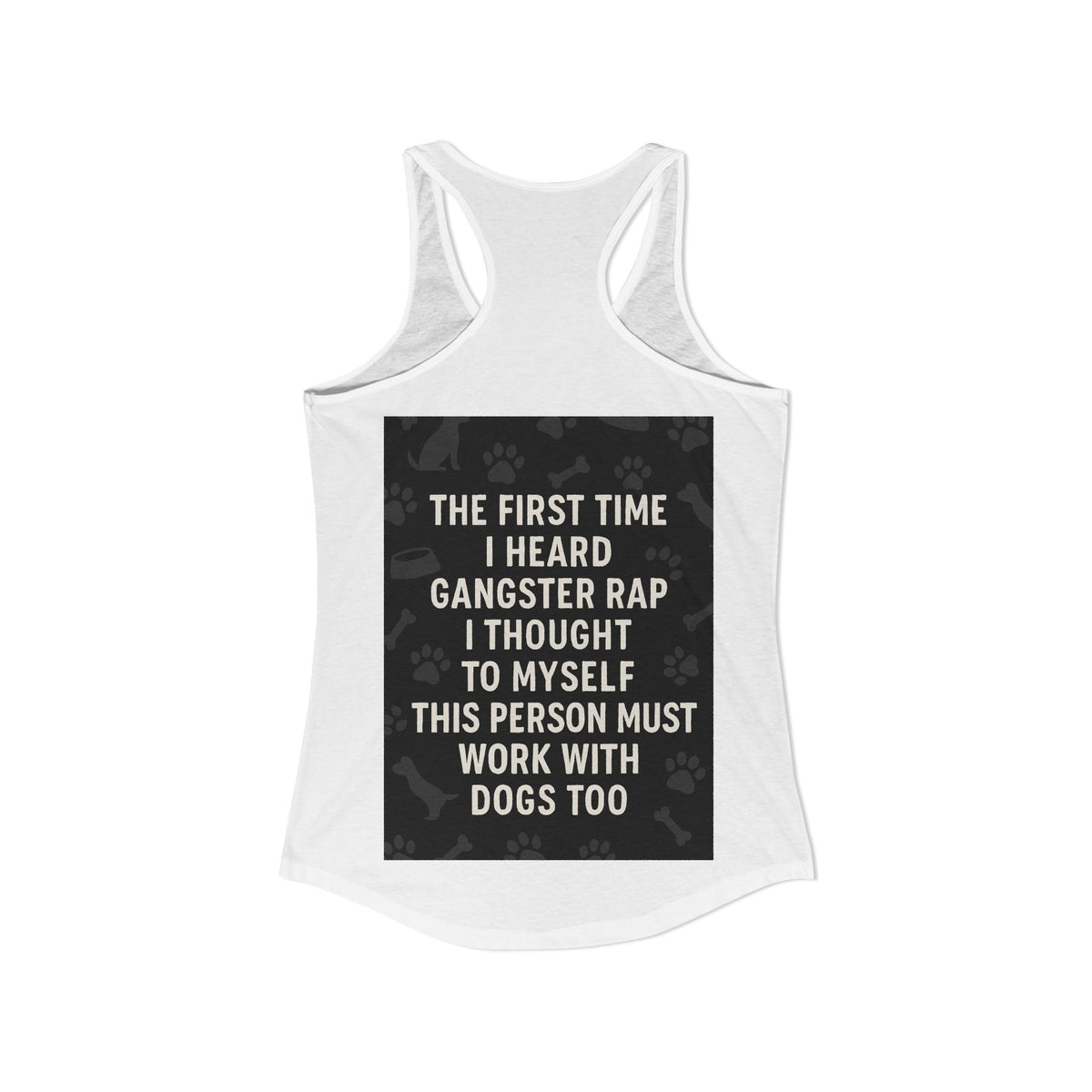 Gangster Rap Women's Racerback Tank