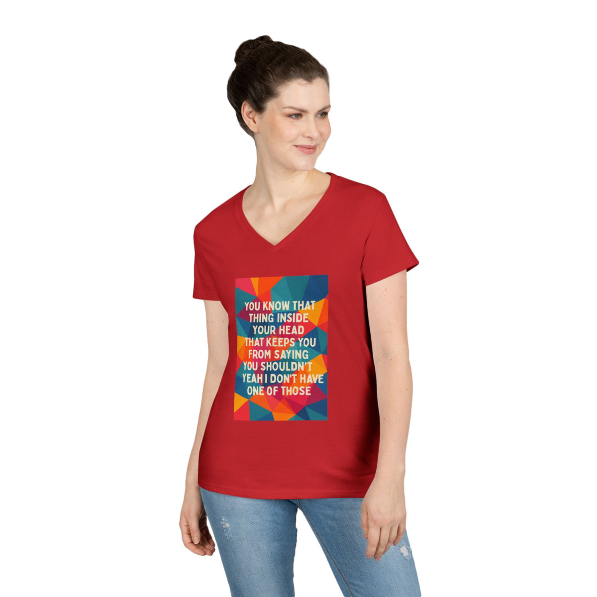 No Filter Women's V-Neck Tee