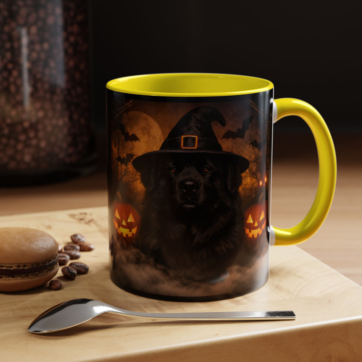 Witch Hat Pack Newfie 2-Tone Coffee Mug