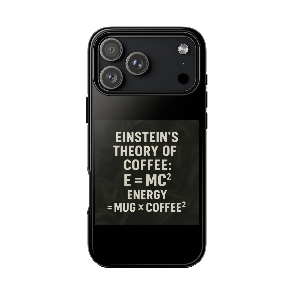 Einstein's Theory Of Coffee iPhone Case