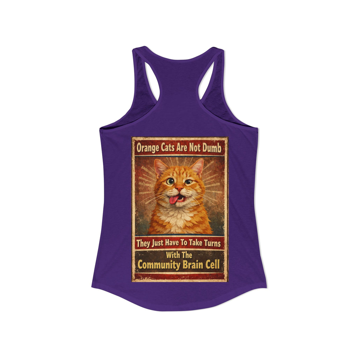 Community Brain Cell Women's Racerback Tank