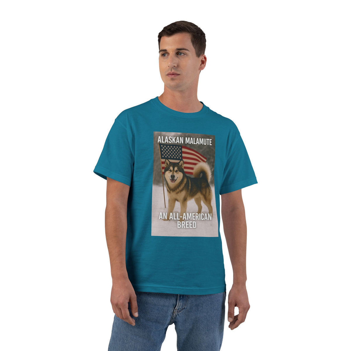 All-American Breed Men's Short-Sleeve Crewneck Tee
