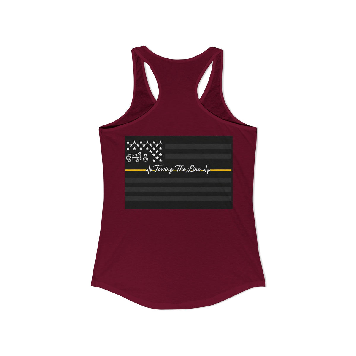 Thin Yellow Line Women's Racerback Tank