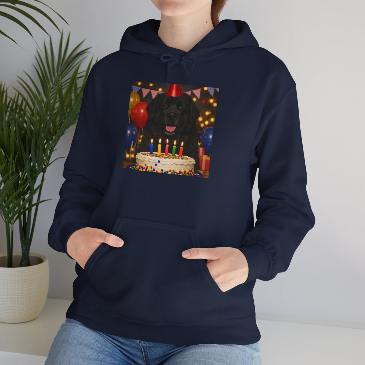 Birthday Buddy Newfie Unisex Hoodie