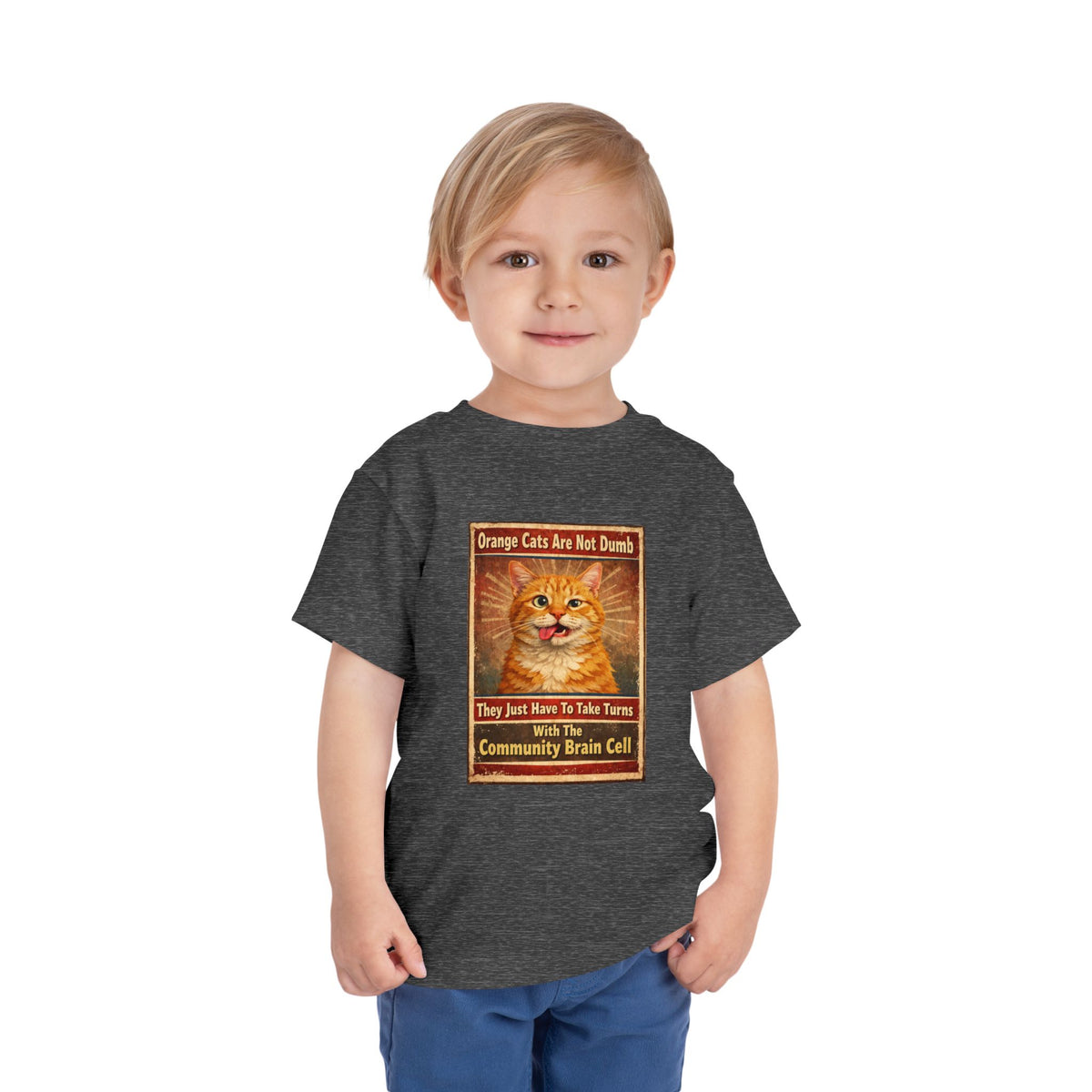 Community Brain Cell Toddler Unisex Short Sleeve Crewneck Tee