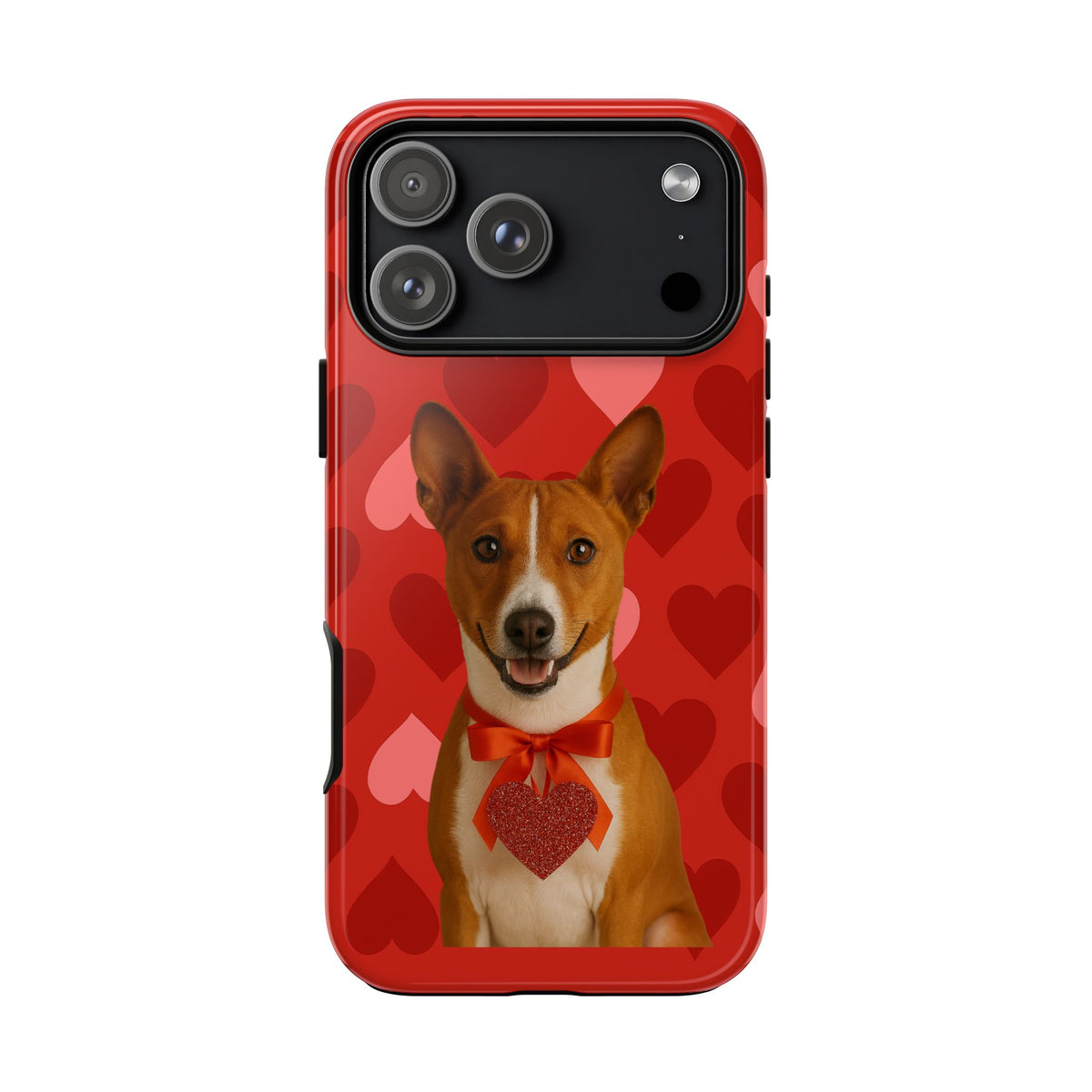 Cupid's Companion Basenji iPhone Case
