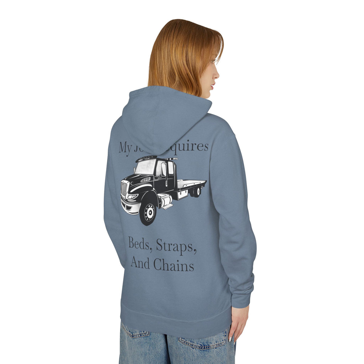 Beds, Straps, And Chains Unisex Lightweight Hoodie