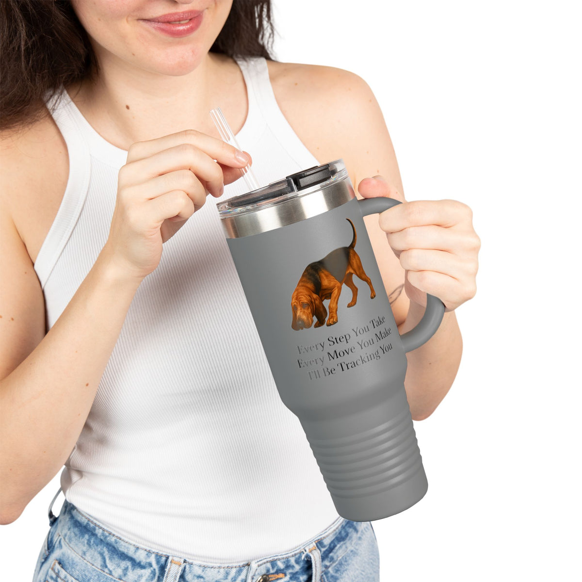 Tracking You Insulated Travel Mug