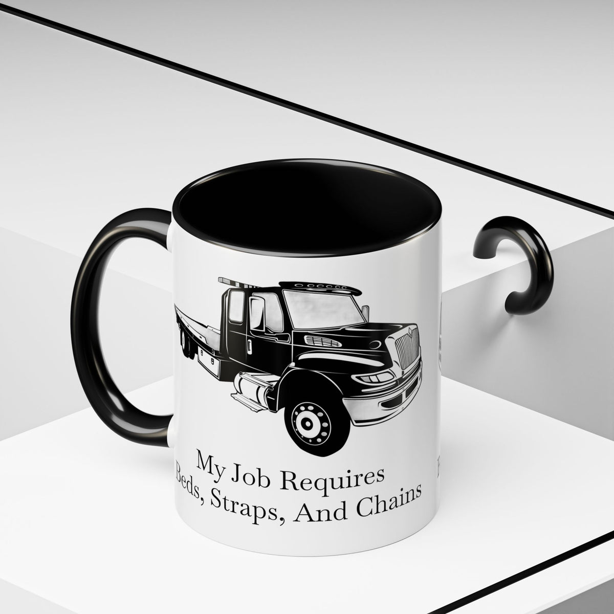 Beds, Straps, And Chains 2-Tone Coffee Mug