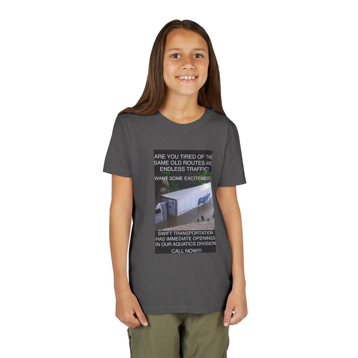 Swift Aquatics Youth Unisex Short Sleeve Crewneck Tee